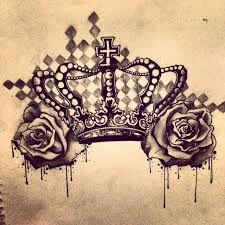 Crown With Roses Tiara Tattoo Crown Tattoo Design Body Art Tattoos