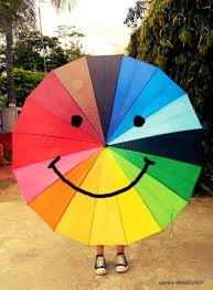 Souriez Vous Aimez Les Arcs En Ciel Regenbogenfarben Regenschirme Regenschirm