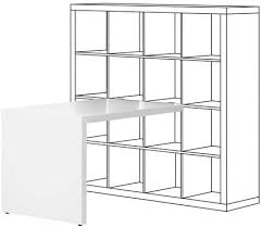 Ikea expedit außergewöhnliche ordnung nach schwedischer art. Amazon De Ikea Kallax Schreibtisch Weiss