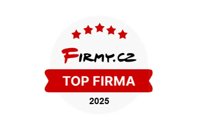 Jsme TOP Firma 2025. Díky vám. – Almma – venkovní rolety, garážová vrata, venkovní žaluzie, markýzy, pergoly