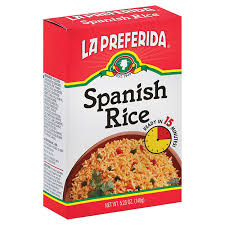Calories per serving of spanish rice & beef. Authentic Spanish Rice 5 25oz Box La Preferida