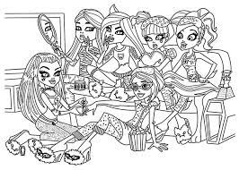 This compilation of over 200 free, printable, summer coloring pages will keep your kids happy and out of trouble during the heat of summer. Monster High Coloring Pages For Kids Printable Free Monster Coloring Pages Barbie Coloring Pages Witch Coloring Pages