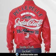 1978 Pelle Pelle Soda Club Jacket Jackets Creator In 2021 Red Jacket Casual Jacket Jackets