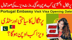 The embassy of portugal in islamabad will be receiving family reunification applications from the twentythree june to thirtyfirst july. Portugal Embassy In Pakistan Portugal Visit Visa Opening Date Portugal Open Visa Youtube