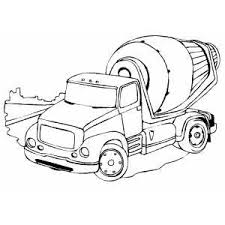 Be sure to inspect all my other printable coloring pages for kids once you've printed these! Cement Truck Coloring Page