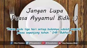 Setelah diwajibkan untuk berpuasa ramadan, nabi muhammad tidak lagi mewajibkan ayyamul bidh, tetapi melakukannya sebagai puasa sunah, yakni puasa yang dianjurkan. Jadwal Puasa Ayyamul Bidh Bulan April 2020 Apa Saja Keutamaan Puasa Ayyamul Bidh Berita Riau Terkini Online Spirit Riau Update
