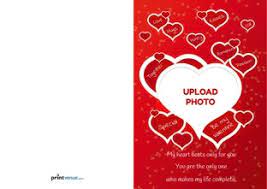 The fun and easy way to create your own personalized cards that you can print at home. Personalized Valentine S Day Greeting Cards Printable Valentine Day Greeting Cards 2016