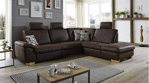 Ecksofa Paco Bezug Stoff Mocca Braun Fusse Wildeiche Mit Nosagfederung Ecksofa Sofa Wohnzimmer Inspiration
