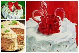 All of us cousins would gather around the cake as she sliced it, begging for the first piece. 10 Pretty Vintage Christmas Cake Recipes With Holiday Flavors Like Chocolate Gingerbread Cherry More Click Americana