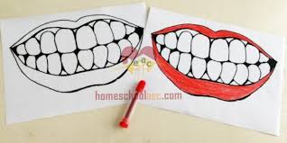 Apple teeth snack by totally kids times. How To Brush Your Teeth Archives Homeschool Craft And Art