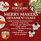 Merry Makers: Clay Ornament Class at 50 West #2 event in Chillicothe, OH