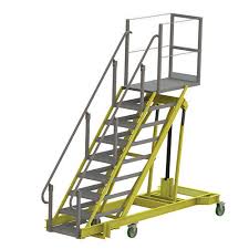 Movable shop tool ladder 5 steps with pictures. Portable Ms Platform Ladder For Railways Industrial Id 13658766412