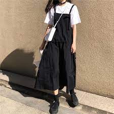 ファッションストリート系プルオーバーaラインラック無地カジュアルワンピース dkgirl公式サイト korean street fashion fashion outfits aesthetic clothes