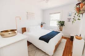 My parents' guest bedroom makeover. Apartment Makeover Reveal The Bedroom Emilie Eats