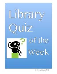 Library Quiz Of The Week Activity Research Skills Citing Sources Research Skills Elementary Library Curriculum Library Activities