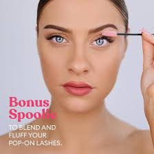 Amazon.com: Silly George Pop-On Lashes Placement Tool + Spoolie