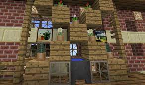 ジグザグ形植木鉢 マインクラフト マイクラ 内装 マインクラフトの家具