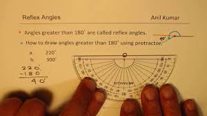 What do children learn about angles in ks1? What Are Reflex Angles And How To Draw Reflex Angle Using Protractor Youtube