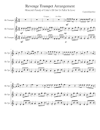 Revenge Trumpet Arrangement Sheet Music For Trumpet In B Flat Mixed Trio Musescore Com