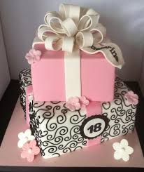 Rose Gold 18 Birthday Cake Decorations Katherine S 18th Birthday Cake 60th Birthday Cakes Birthday Cakes For Women Birthday Cake Girls