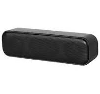 BGHYHYHI hordozható hangszóró, mini soundbar, 3D térhatású sztereó, fekete,  28x6x4,5 cm