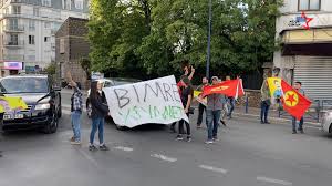 City hall, castle of ladoucette, national memorial of deportation. Anf Civil Disobedience Action By Kurdish Youth In Drancy