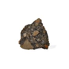 Lunar granulite breccia rare type, takes good polish. A Complete Slice Of Lunar Meteorite Nwa 11407 Moon Rock Feldspathic Regolithic Breccia Sahara Desert North West Africa Christie S