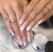 60 Gorgeous Ombre Coffin Nails Design Inspiration 2019 With Images Faded Nails Coffin Nails Designs Coffin Nails Long Discover quality acrylic nail white tip designs on dhgate and buy what you need at. pinterest