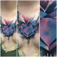 Watercolor tattoos are inspired from watercolor paintings. Heart Diamond Tattoo Best Tattoo Ideas Gallery