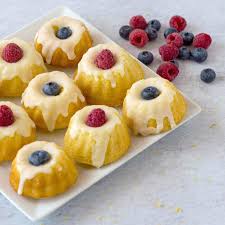 Lemons along with cream cheese, butter, milk, and yogurt make for a very moist and flavorful cake. Mini Lemon Bundt Cakes Upstate Ramblings