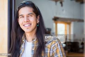Black And Native American Mixed People Mixed Race Man Smiling Long Hair Styles Men Native American Men Smiling Man