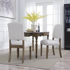Upholstered Dining Chair Nail Head Farmhouse Dining Chairs Modern Dining Chairs Rustic Dining Chairs