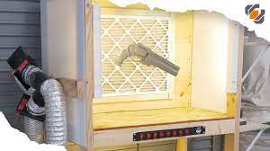 How To Make A Custom Paint Booth With Filter Lights Youtube