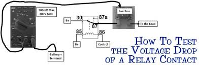 How to test a relay. How To Test The Voltage Drop Of A Relay Contact Avi Ondemand