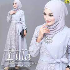 Model baju kebaya brokat kombinasi satin dress muslim terbaru warna navy diatas bisa anda jadikan referensi dan inspirasi loh. Baju Jestore Lilla Dress Wollycrepe Mix Brukat Baju Gamis Brokat Model Terbaru Terusan Wanita Paling Laris Baju Muslim Lengan Panjang Model Trendy Modern Baju Muslim Dress Pesta Murah Terbaru Maxi Pakaian Modis