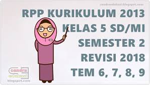 Silabus sd kurikulum 2013 ini dapat menjadi pedoman dalam penyusunan perangkat pembelajan tahun 2021/2022, seperti program tahunan, program semester, kkm, pemetaan ki dan kd, serta rencana pelaksanaan pembelajaran (rpp) tematik. Rpp Sd Mi Kelas 5 Kurikulum 2013 Revisi 2018 Semester 2