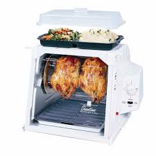 new ronco 4000 compact showtime rotisserie bbq oven white