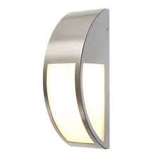 Maybe you would like to learn more about one of these? Convex Brushed S Steel Wall Light 40w Outdoor Wall Lights Screwfix Com
