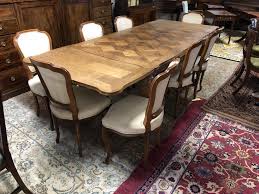 Stylishly combined with each other according to taste. Lot Art French Oak Serpentine Shaped Extending Dining Table With Par