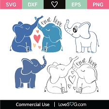 Free Free Elephant Love Svg SVG PNG EPS DXF File
