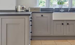Heritage norris gray stained kitchen cabinets grey kitchen. Mid Grey Shaker Kitchen Chidingfold Kitchens