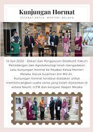 Jabatan ketua menteri melaka has an office in ayer keroh. Kunjungan Hormat Ke Pejabat Ketua Menteri Melaka