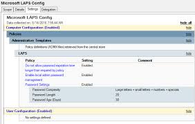 Microsoft Laps Security Active Directory Laps Configuration Recon Active Directory Security