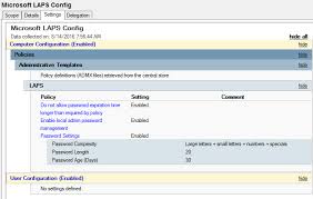 You can disable blank password restrictions by using a policy. Microsoft Laps Security Active Directory Laps Configuration Recon Active Directory Security