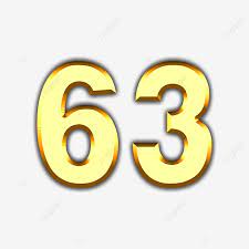 Número 63 Fuente Dorada PNG , Sesenta Y Tres, Fuente, Dorado PNG y PSD para  Descargar Gratis | Pngtree