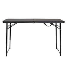 Black Adjustable Folding Tailgate Table High Top Tables Folding Table Patio Bar Set