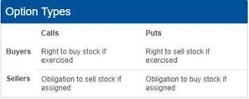 option types calls puts nasdaq