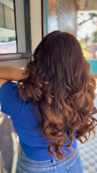 Honey Balayage Brown Hair Face Framing