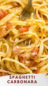 Spaghetti Carbonara In 2020 Carbonara Sauce Spaghetti Carbonara Easy Carbonara Sauce