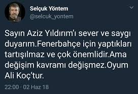 Maybe you would like to learn more about one of these? Ali Koc Baskan Oldu Unluler Sosyal Medyayi Salladi Sporx Galeri